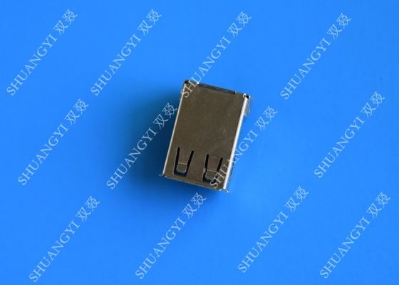 중국 4 Pin AF 유형 USB 위탁 연결관, 정각 여성 SMT USB 2.0 연결관 협력 업체