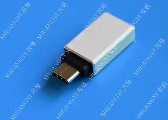 중국 USB 3.0에 C 남성에게 니켈에 의하여 도금된 연결관을 가진 여성 애플 마이크로 USB 백색을 타자를 치십시오 협력 업체