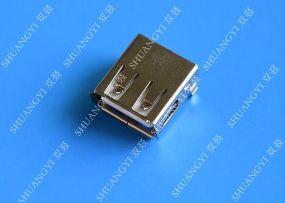 중국 소형 SMD AF 유형 USB 위탁 연결관, USB 2.0 4개의 Pin USB 연결관 협력 업체