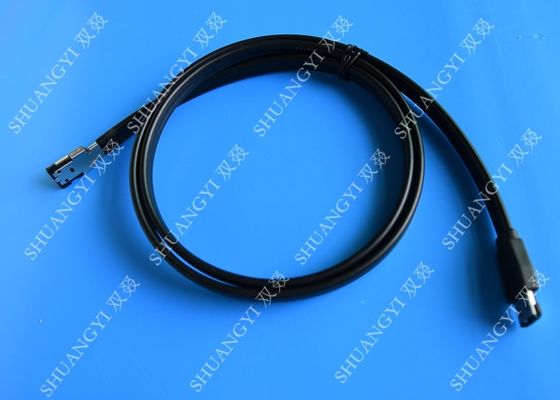중국 검정 7 Pin 외부 SATA 케이블, 힘을 가진 SATA 케이블에 PC PCB ESATA 협력 업체