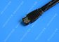 검정 7 Pin 외부 SATA 케이블, 힘을 가진 SATA 케이블에 PC PCB ESATA 협력 업체
